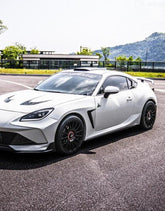 Subaru BRZ ZD8 2022 2023 2024 & Toyota GR86 ZN8 2022 2023 2024 with Aftermarket Parts - "SHINING" Narrow Body Front Fenders & Side Skirts Carbon Fiber / FRP from Robot Craftsman